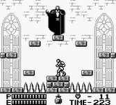 une photo d'Ã©cran de Castlevania 2 - Belmont s Revenge sur Nintendo Game Boy